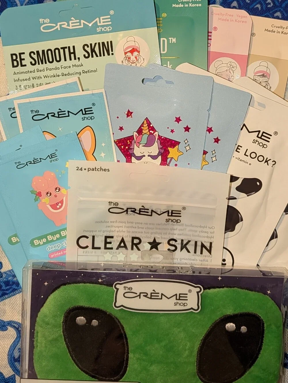 A-Sleepy Alien Plush Sleep Mask & Skincare Bundle